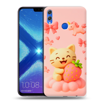 Силиконовый чехол на Huawei Honor 8X с принтом для девочек