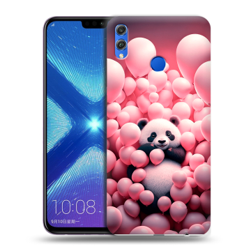 Силиконовый чехол на Huawei Honor 8X с принтом Панда