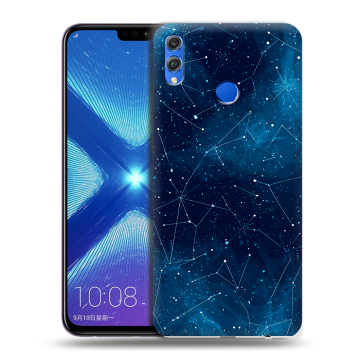 Силиконовый чехол на Huawei Honor 8X с принтом Космос звезды