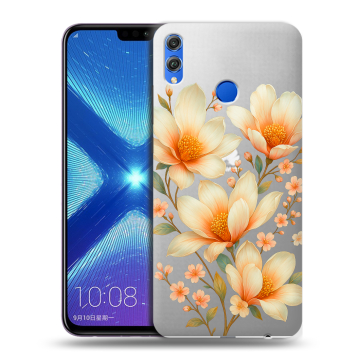 Силиконовый чехол на Huawei Honor 8X с принтом Цветы