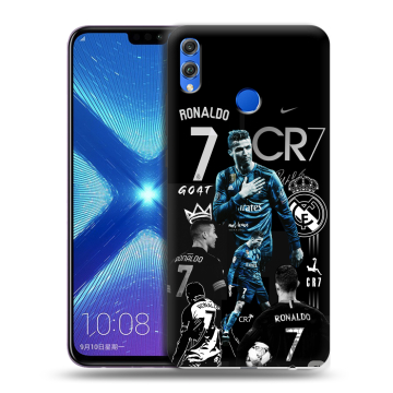 Силиконовый чехол на Huawei Honor 8X с принтом Реал Роналдо