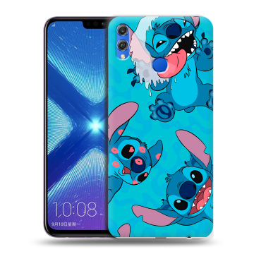 Силиконовый чехол на Huawei Honor 8X с принтом Лило и Стич