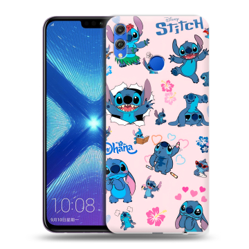 Силиконовый чехол на Huawei Honor 8X с принтом Лило и Стич