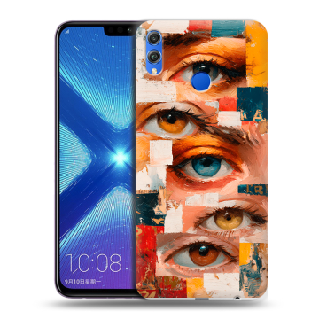 Силиконовый чехол на Huawei Honor 8X с принтом Модный принт