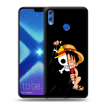 Силиконовый чехол на Huawei Honor 8X с принтом One Piece Ван Пис