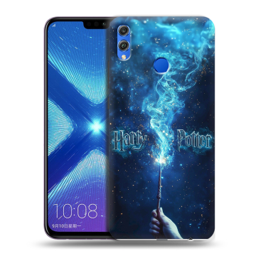 Силиконовый чехол на Huawei Honor 8X с принтом Harry Potter Гарри Поттер