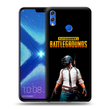 Силиконовый чехол на Huawei Honor 8X с принтом PUGB ПАГБ