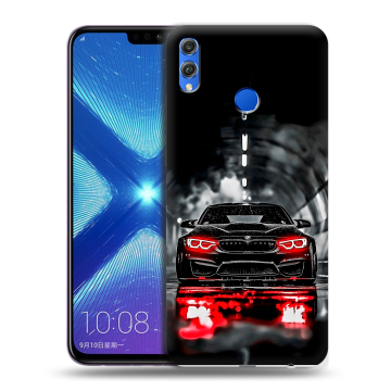 Силиконовый чехол на Huawei Honor 8X с принтом BMW БМВ