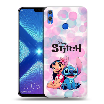Силиконовый чехол на Huawei Honor 8X с принтом Лило и Стич