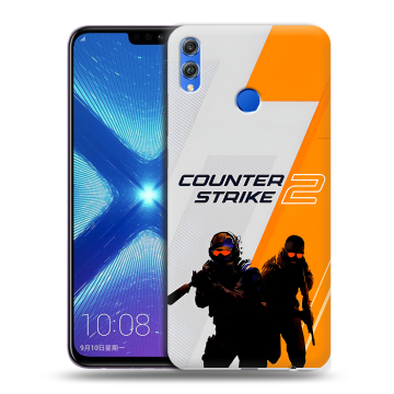Силиконовый чехол на Huawei Honor 8X с принтом Counter Strike