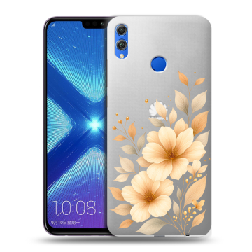Силиконовый чехол на Huawei Honor 8X с принтом для девушки