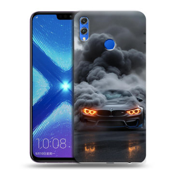 Силиконовый чехол на Huawei Honor 8X с принтом BMW БМВ