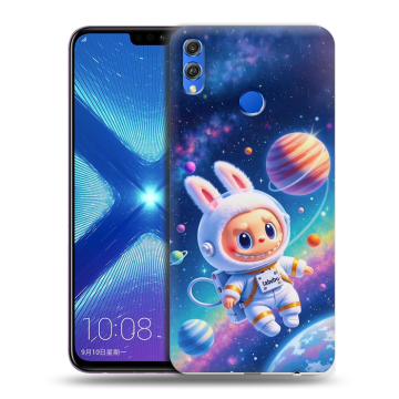 Силиконовый чехол на Huawei Honor 8X с принтом Labubu Лабубу
