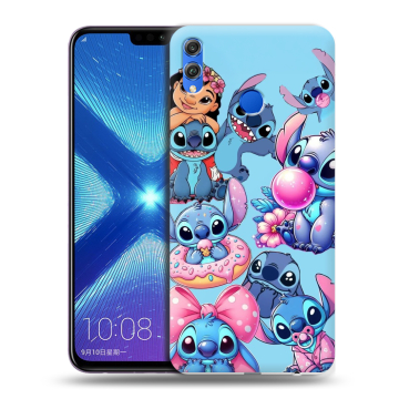 Силиконовый чехол на Huawei Honor 8X с принтом Лило и Стич