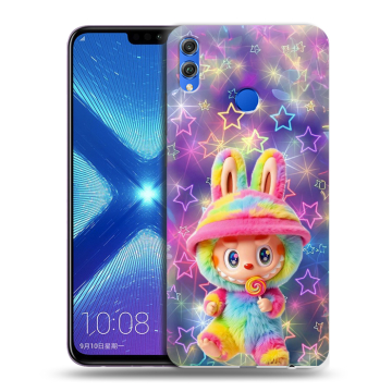 Силиконовый чехол на Huawei Honor 8X с принтом Labubu Лабубу