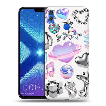 Силиконовый чехол на Huawei Honor 8X с принтом Y2K