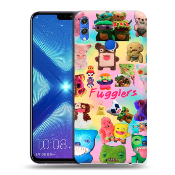 Силиконовый чехол на Huawei Honor 8X с принтом Флагер Fuggler