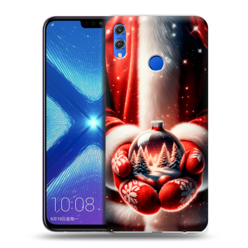 Силиконовый чехол на Huawei Honor 8X с принтом Новый год