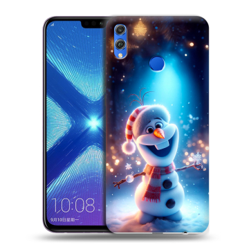 Силиконовый чехол на Huawei Honor 8X с принтом Новый год