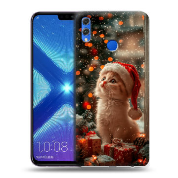Силиконовый чехол на Huawei Honor 8X с принтом Новый год