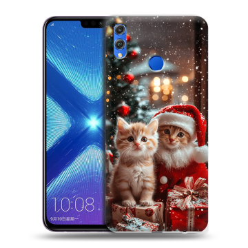 Силиконовый чехол на Huawei Honor 8X с принтом Новый год