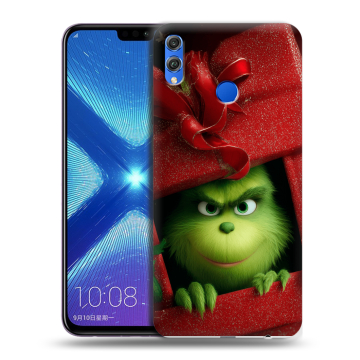 Силиконовый чехол на Huawei Honor 8X с принтом Новый год