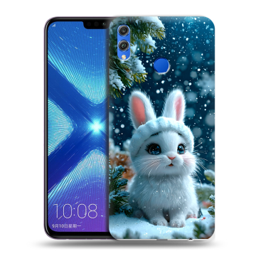 Силиконовый чехол на Huawei Honor 8X с принтом Новый год