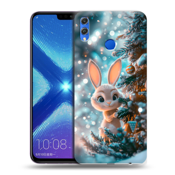 Силиконовый чехол на Huawei Honor 8X с принтом Новый год