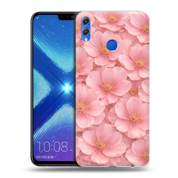 Силиконовый чехол на Huawei Honor 8X с принтом женский