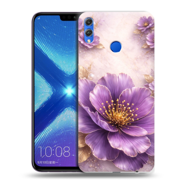 Силиконовый чехол на Huawei Honor 8X с принтом женский