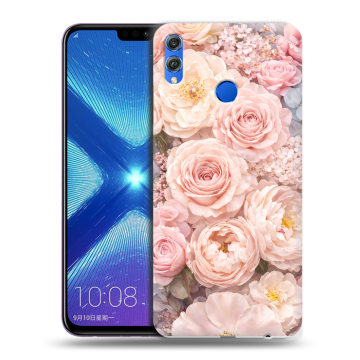 Силиконовый чехол на Huawei Honor 8X с принтом женский