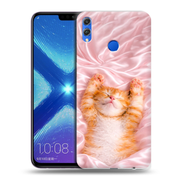 Силиконовый чехол на Huawei Honor 8X с принтом женский