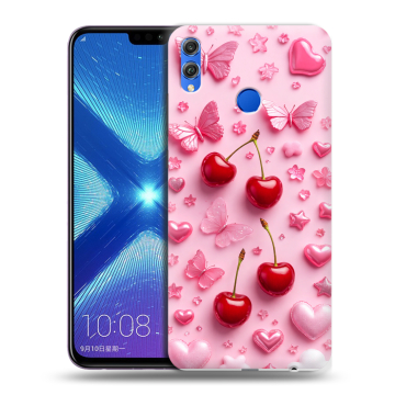 Силиконовый чехол на Huawei Honor 8X с принтом для девочек