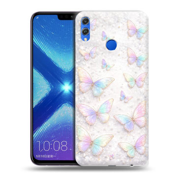 Силиконовый чехол на Huawei Honor 8X с принтом женский
