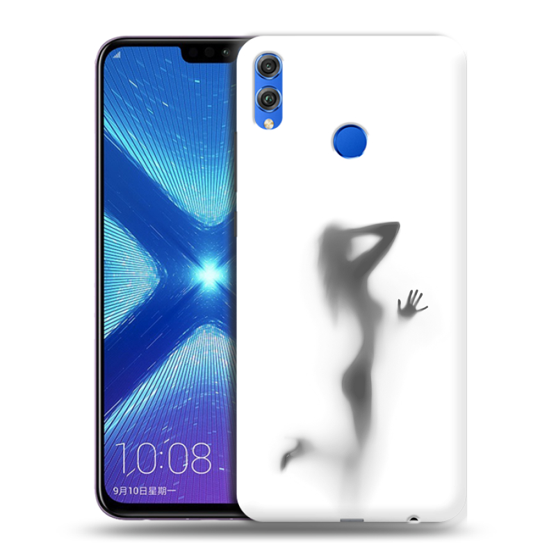Силиконовый чехол на Huawei Honor 8X с принтом Силуэт Силиконовый чехол на Huawei Honor 8X с принтом Силуэт