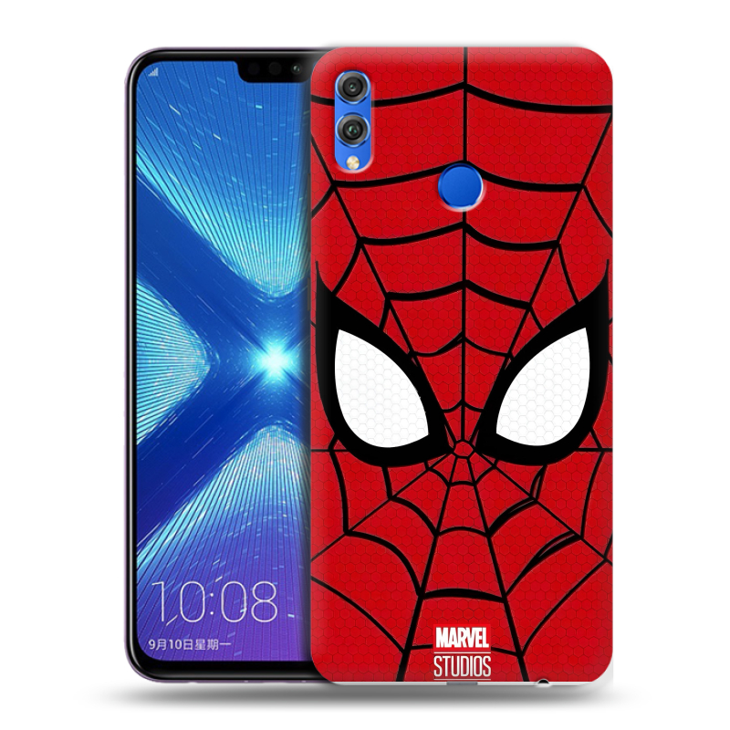 Силиконовый чехол на Huawei Honor 8X с принтом человек паук spiderman Силиконовый чехол на Huawei Honor 8X с принтом человек паук spiderman