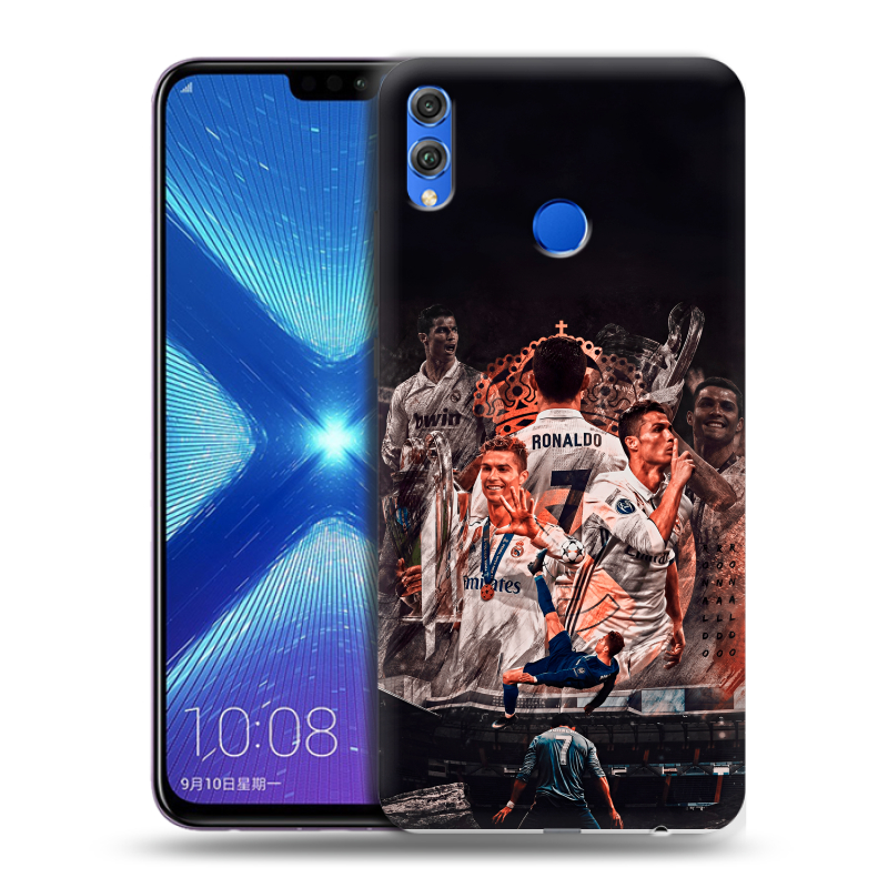 Силиконовый чехол на Huawei Honor 8X с принтом Реал Роналдо Real Ronaldo Силиконовый чехол на Huawei Honor 8X с принтом Реал Роналдо Real Ronaldo