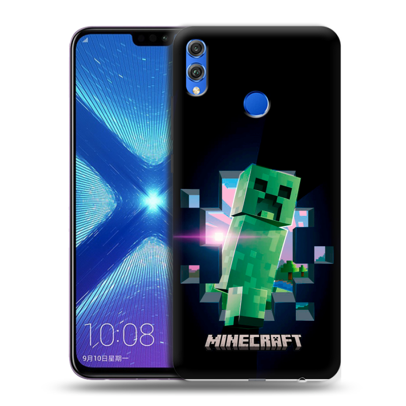 Силиконовый чехол на Huawei Honor 8X с принтом Майнкрафт Minecraft Силиконовый чехол на Huawei Honor 8X с принтом Майнкрафт Minecraft