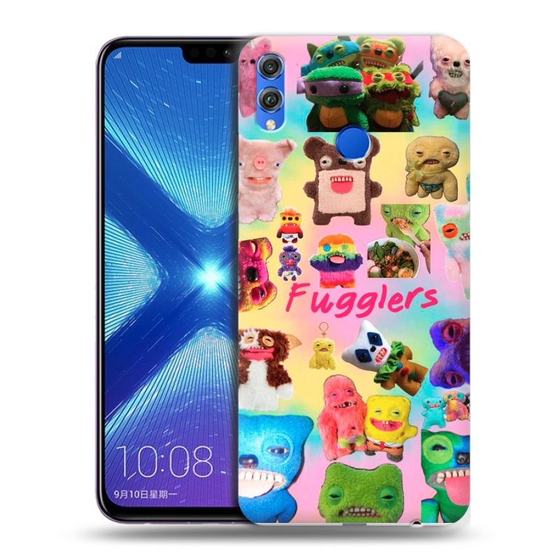 Силиконовый противоударный чехол на Huawei Honor 8X с принтом Флагер Fuggler Силиконовый противоударный чехол на Huawei Honor 8X с принтом Флагер Fuggler
