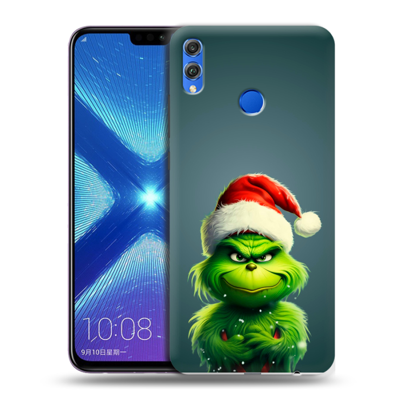 Силиконовый чехол на Huawei Honor 8X с принтом Новый год Силиконовый чехол на Huawei Honor 8X с принтом Новый год