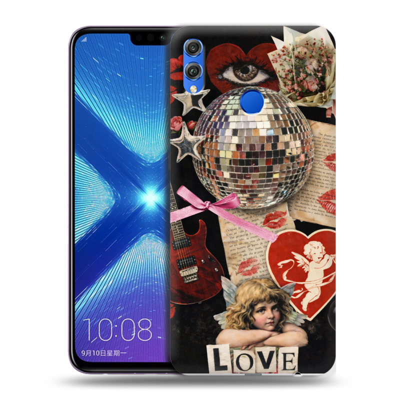 Силиконовый чехол на Huawei Honor 8X с принтом для девочек Силиконовый чехол на Huawei Honor 8X с принтом для девочек