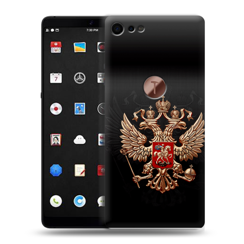 Силиконовый чехол на Smartisan U3 Pro с принтом Герб России Силиконовый чехол на Smartisan U3 Pro с принтом Герб России