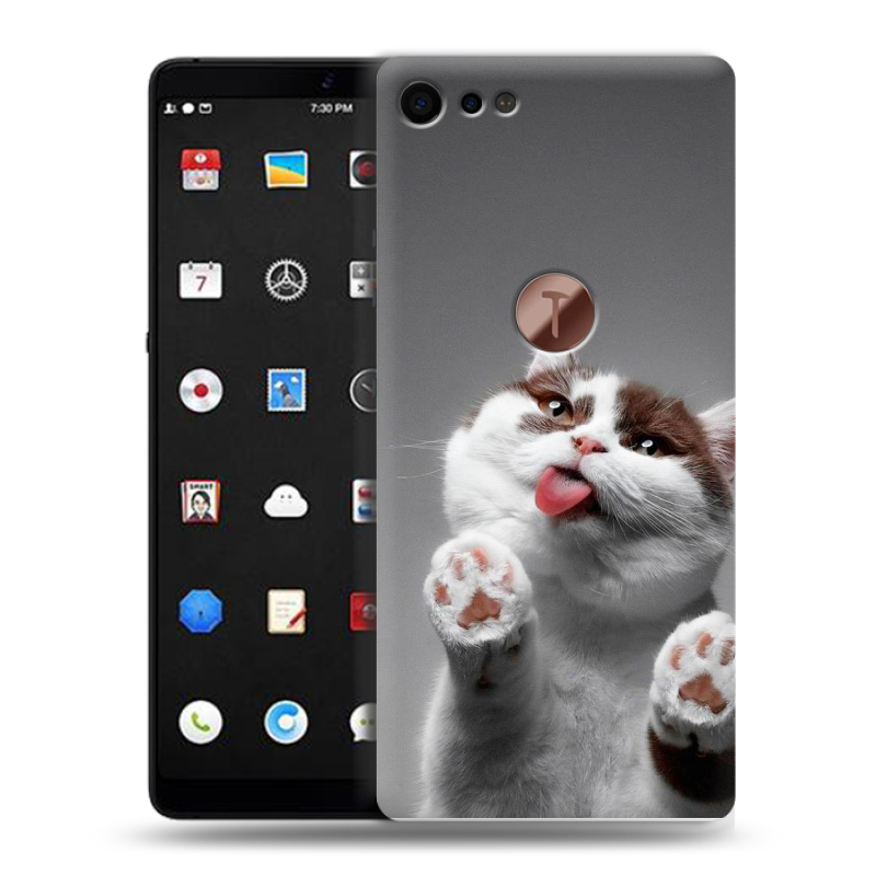 Силиконовый чехол на Smartisan U3 Pro с принтом Коты Силиконовый чехол на Smartisan U3 Pro с принтом Коты