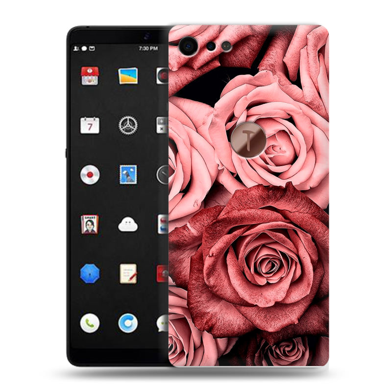 Силиконовый чехол на Smartisan U3 Pro с принтом Цветы розы Силиконовый чехол на Smartisan U3 Pro с принтом Цветы розы