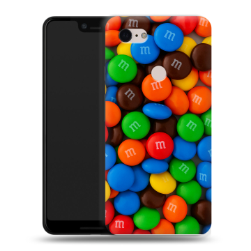 Силиконовый чехол на Google Pixel 3 XL с принтом Конфеты Силиконовый чехол на Google Pixel 3 XL с принтом Конфеты
