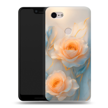 Силиконовый чехол на Google Pixel 3 XL с принтом Женский