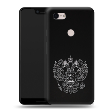 Силиконовый чехол на Google Pixel 3 XL с принтом Герб России Силиконовый чехол на Google Pixel 3 XL с принтом Герб России
