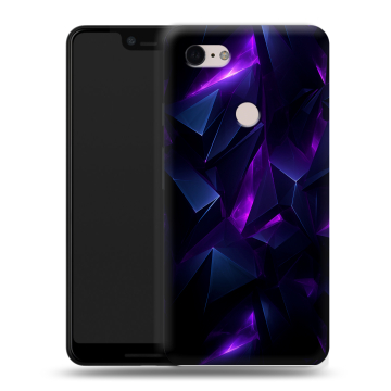 Силиконовый чехол на Google Pixel 3 XL с принтом Абстракиция Силиконовый чехол на Google Pixel 3 XL с принтом Абстракиция