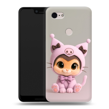 Силиконовый чехол на Google Pixel 3 XL с принтом Куроми Kuromi 