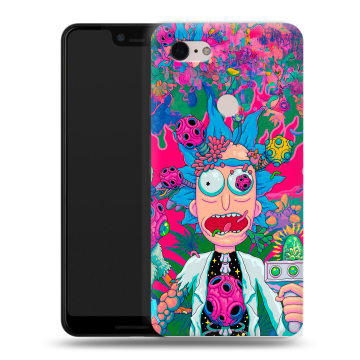 Силиконовый чехол на Google Pixel 3 XL с принтом Рик и Морти Rick Morty Силиконовый чехол на Google Pixel 3 XL с принтом Рик и Морти Rick Morty